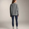 Warme, hoch geschnittene, knöchellange Leggings mit Taschen, 70 cm
