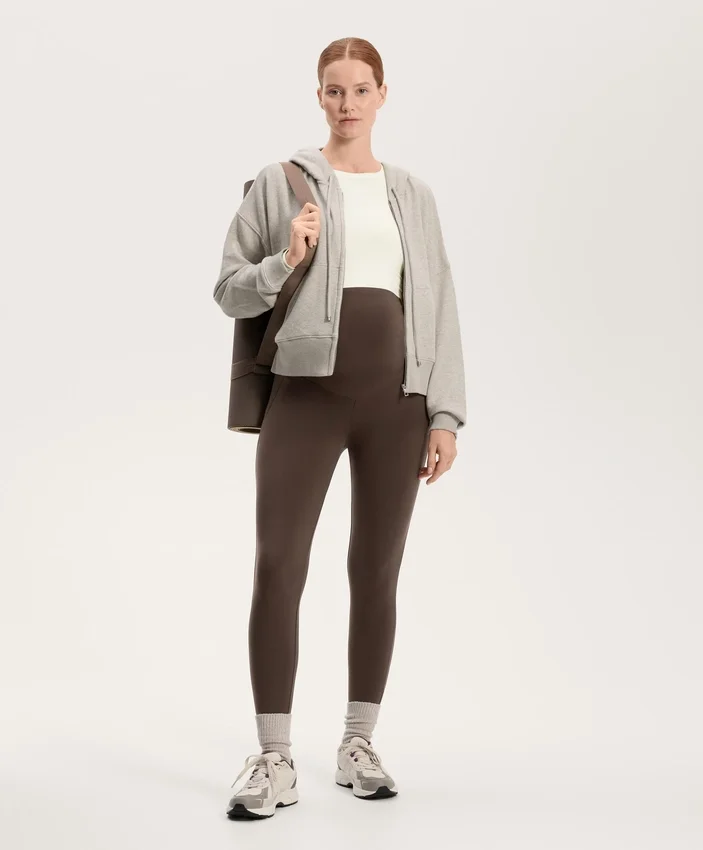 Warme, knöchellange Umstands-Leggings mit 70 cm Beinlänge Warme, knöchellange Umstands-Leggings mit 70 cm Beinlänge