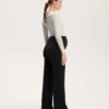 Warme Umstandshose mit geradem Bein als Hose Warme Umstandshose mit geradem Bein als Hose