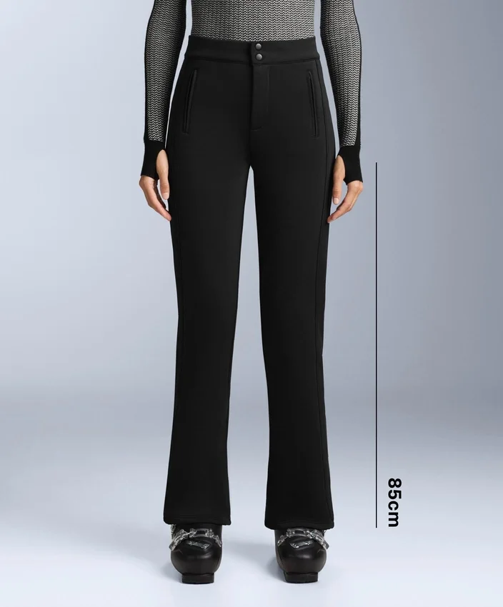 Wasserabweisende, durchgehende, ausgestellte Stretch-Skihose Wasserabweisende, durchgehende, ausgestellte Stretch-Skihose
