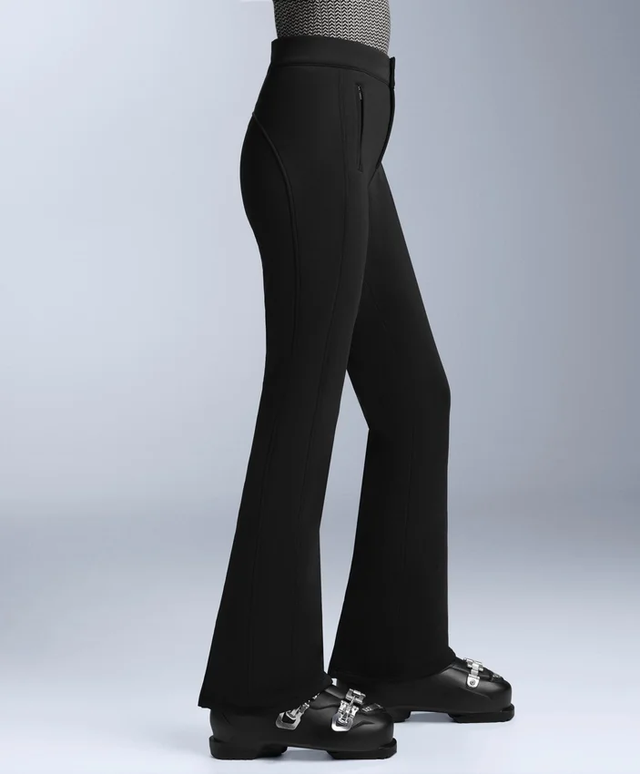 Wasserabweisende, durchgehende, ausgestellte Stretch-Skihose Wasserabweisende, durchgehende, ausgestellte Stretch-Skihose