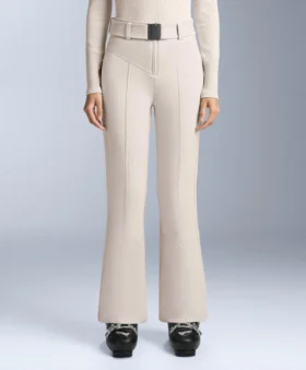 Wasserabweisende, hoch geschnittene Stretch-Skihose mit ausgestelltem Bein