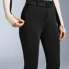 Wasserabweisende, hoch geschnittene Stretch-Skihose mit ausgestelltem Bein