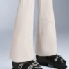 Wasserabweisende, hoch geschnittene Stretch-Skihose mit ausgestelltem Bein Wasserabweisende, hoch geschnittene Stretch-Skihose mit ausgestelltem Bein