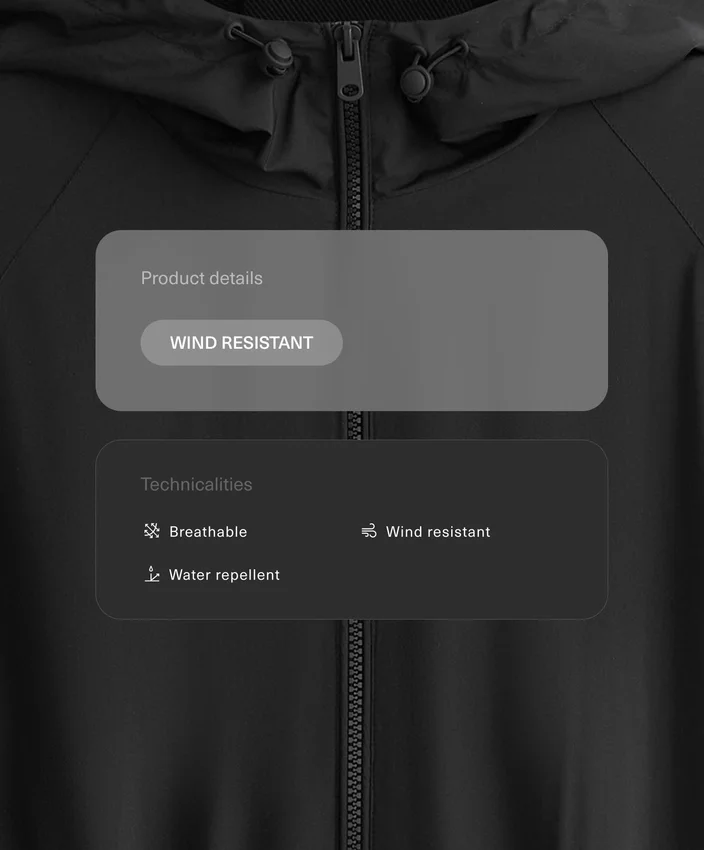 Wasserabweisende Jacke Wasserabweisende Jacke