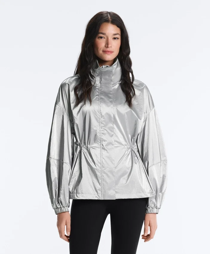 Wasserabweisende Jacke mit Metallic-Effekt Wasserabweisende Jacke mit Metallic-Effekt