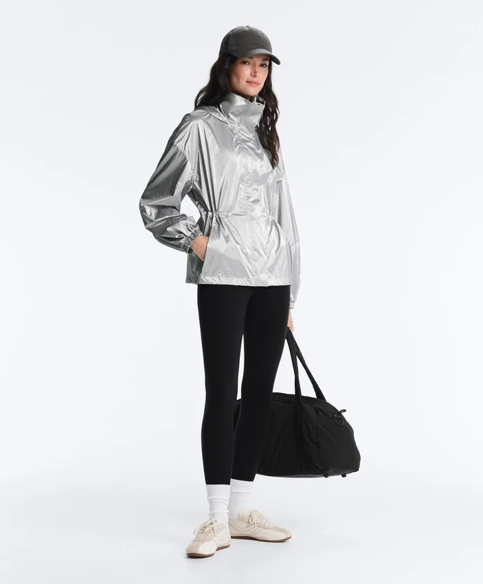 Wasserabweisende Jacke mit Metallic-Effekt Wasserabweisende Jacke mit Metallic-Effekt