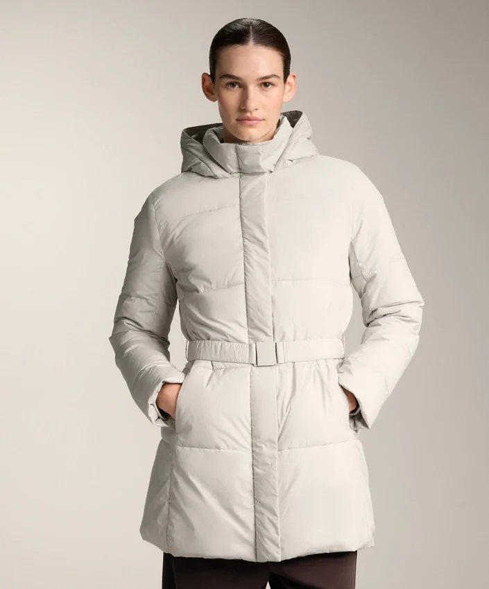 Wasserabweisende, mit Primaloft® gefütterte Midi-Jacke Wasserabweisende, mit Primaloft® gefütterte Midi-Jacke