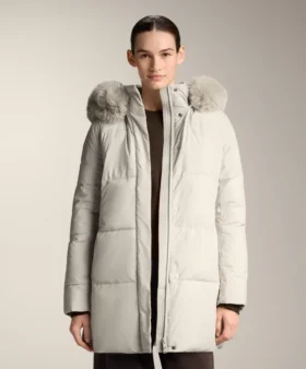 Wasserabweisende, mit Primaloft® gefütterte Midi-Jacke