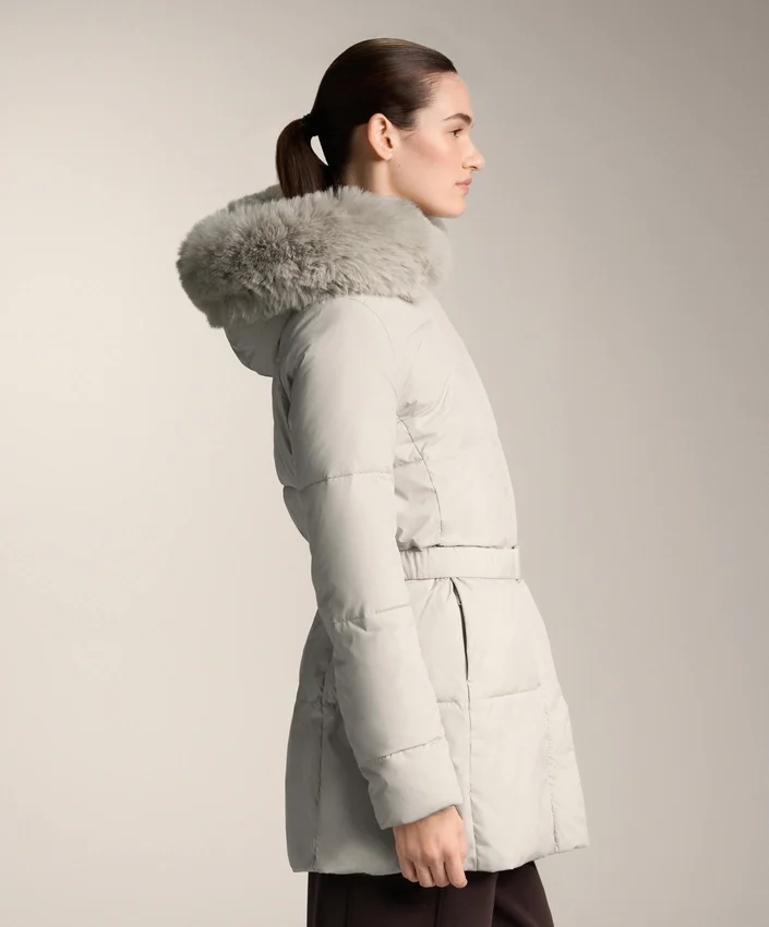 Wasserabweisende, mit Primaloft® gefütterte Midi-Jacke Wasserabweisende, mit Primaloft® gefütterte Midi-Jacke