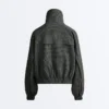 Wasserabweisende Nylon-Jacke im Karomuster Wasserabweisende Nylon-Jacke im Karomuster