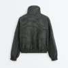 Wasserabweisende Nylon-Jacke im Karomuster Wasserabweisende Nylon-Jacke im Karomuster