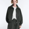 Wasserabweisende Nylon-Jacke im Karomuster Wasserabweisende Nylon-Jacke im Karomuster