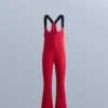Wasserabweisende Ski-Latzhose mit ausgestelltem Bein
