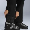 Wasserabweisende Ski-Latzhose mit ausgestelltem Bein