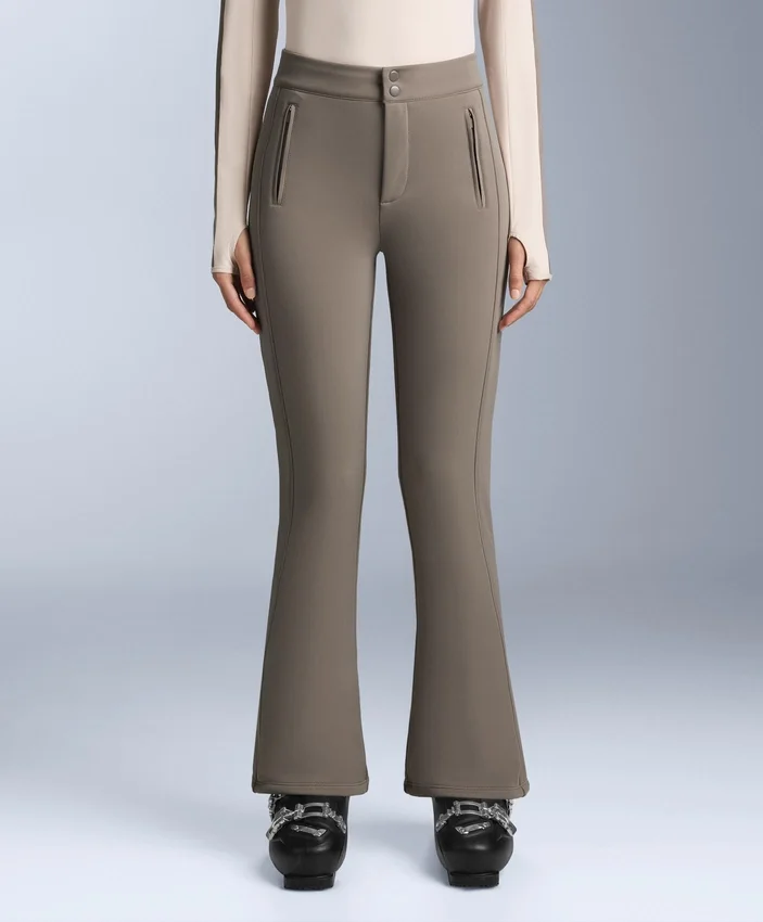 Wasserabweisende Stretch-Skihose mit ausgestelltem Bein Wasserabweisende Stretch-Skihose mit ausgestelltem Bein