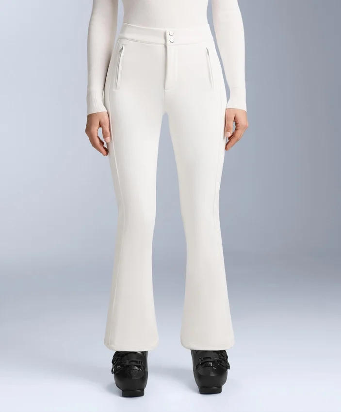 Wasserabweisende Stretch-Skihose mit ausgestelltem Bein Wasserabweisende Stretch-Skihose mit ausgestelltem Bein