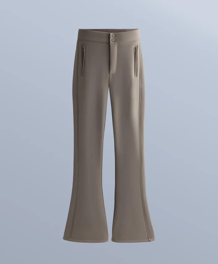 Wasserabweisende Stretch-Skihose mit ausgestelltem Bein Wasserabweisende Stretch-Skihose mit ausgestelltem Bein