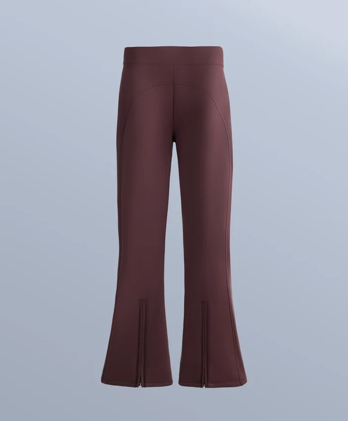 Wasserabweisende Stretch-Skihose mit ausgestelltem Bein Wasserabweisende Stretch-Skihose mit ausgestelltem Bein