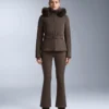 Wasserabweisende Stretch-Skihose mit ausgestelltem Bein Wasserabweisende Stretch-Skihose mit ausgestelltem Bein