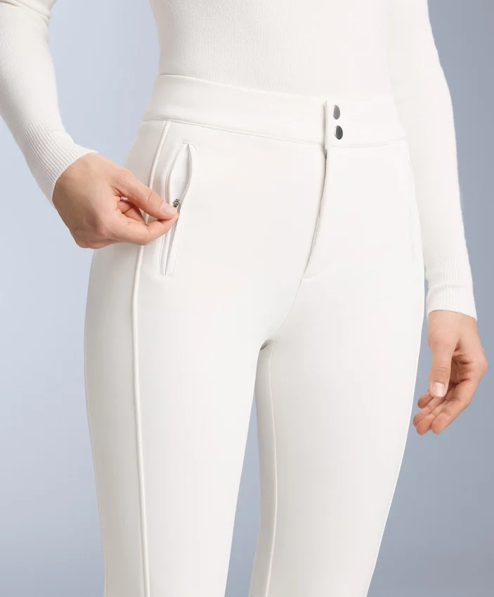 Wasserabweisende Stretch-Skihose mit ausgestelltem Bein Wasserabweisende Stretch-Skihose mit ausgestelltem Bein