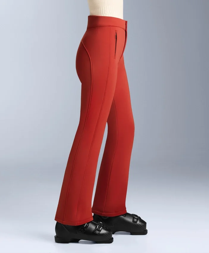 Wasserabweisende Stretch-Skihose mit ausgestelltem Bein Wasserabweisende Stretch-Skihose mit ausgestelltem Bein