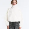 Wasserabweisende Trainingsjacke mit hohem Kragen Wasserabweisende Trainingsjacke mit hohem Kragen