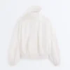 Wasserabweisende Trainingsjacke mit hohem Kragen Wasserabweisende Trainingsjacke mit hohem Kragen