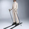 Wasserabweisender, abnehmbarer 2-in-1-Ski-Jumpsuit aus Stretchmaterial