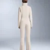 Wasserabweisender, abnehmbarer 2-in-1-Ski-Jumpsuit aus Stretchmaterial