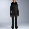 Wasserabweisender, figurbetonter Stretch-Jumpsuit für Skifahren Wasserabweisender, figurbetonter Stretch-Jumpsuit für Skifahren