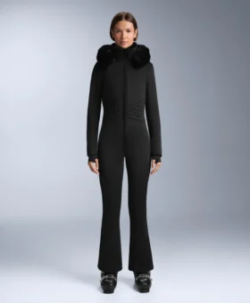 Wasserabweisender, figurbetonter Stretch-Jumpsuit für Skifahren