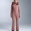 Wasserabweisender, figurbetonter Stretch-Jumpsuit für Skifahren