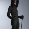 Wasserabweisender, figurbetonter Stretch-Jumpsuit für Skifahren Wasserabweisender, figurbetonter Stretch-Jumpsuit für Skifahren