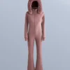 Wasserabweisender, figurbetonter Stretch-Jumpsuit für Skifahren