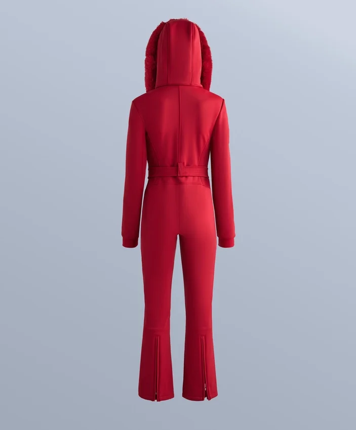 Wasserabweisender, figurbetonter Stretch-Jumpsuit für Skifahren Wasserabweisender, figurbetonter Stretch-Jumpsuit für Skifahren