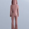 Wasserabweisender, figurbetonter Stretch-Jumpsuit für Skifahren