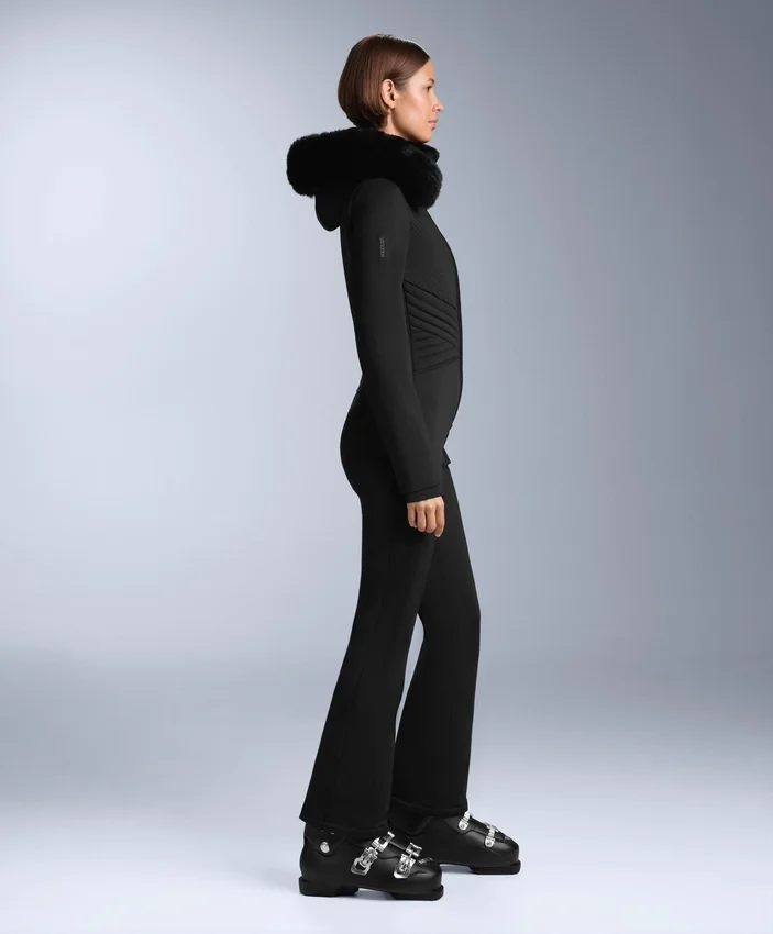 Wasserabweisender, figurbetonter Stretch-Jumpsuit für Skifahren Wasserabweisender, figurbetonter Stretch-Jumpsuit für Skifahren