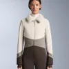 Wasserabweisender, figurbetonter Stretch-Ski-Jumpsuit im Colour-Block-Design