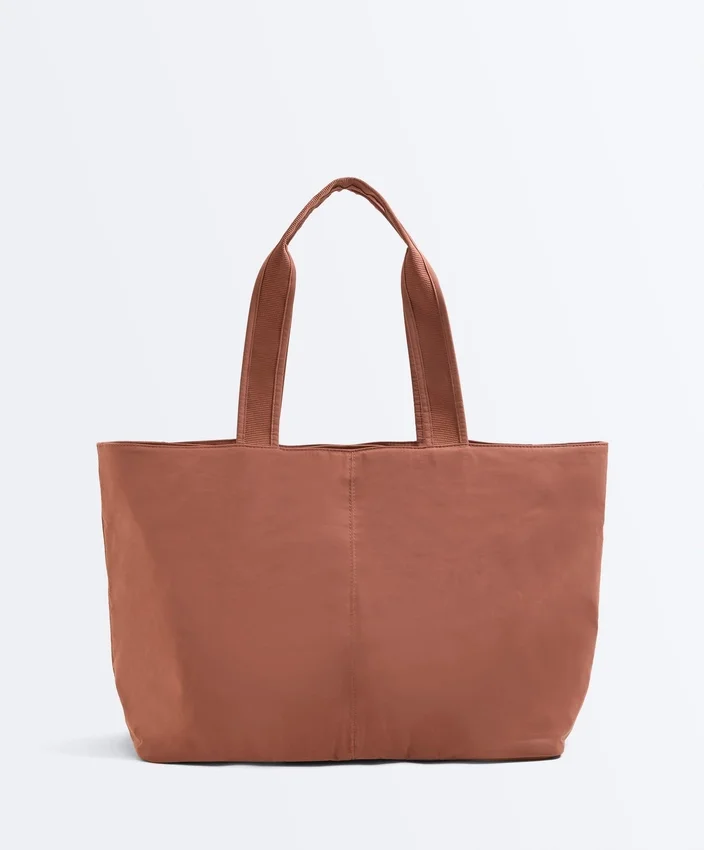 Weiche Shopper-Tasche mit Reissverschluss Weiche Shopper-Tasche mit Reissverschluss