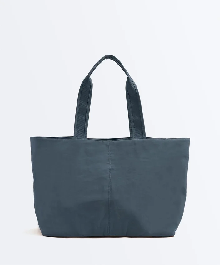 Weiche Shopper-Tasche mit Reissverschluss Weiche Shopper-Tasche mit Reissverschluss