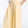 Weite Piqué-Hose aus Baumwolle
