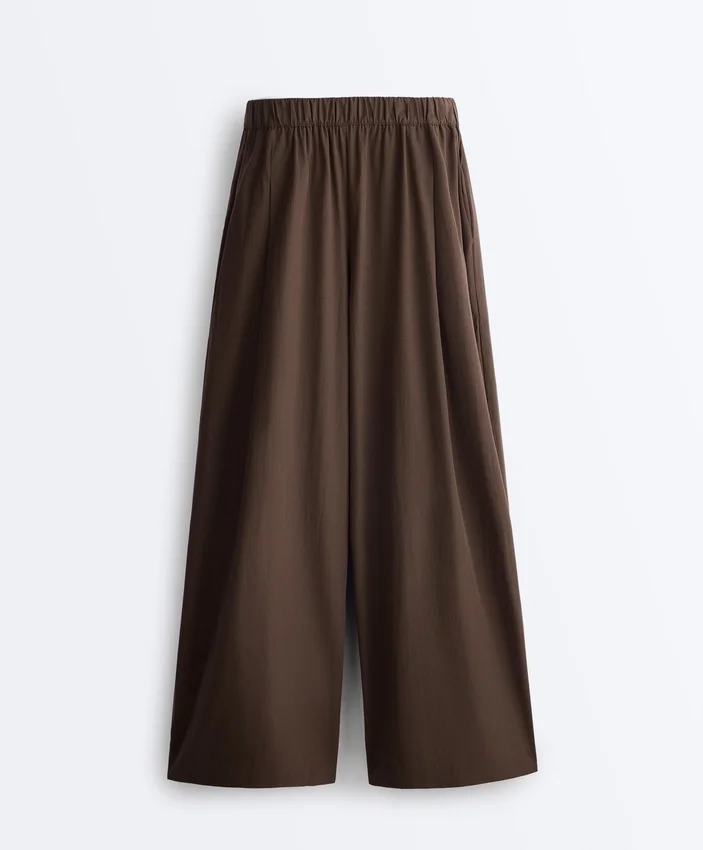 Weithose aus 100 % Baumwollpopeline Weithose aus 100 % Baumwollpopeline