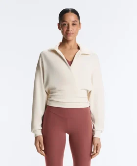 Wickel-Sweatshirt mit Rollkragen und Soft Touch-Modal