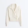 Wickel-Sweatshirt mit Rollkragen und Soft Touch-Modal